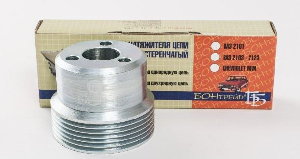 Шкив водяного насоса ЗМЗ 40524, 40525, 406, 409 уменьшенный (77 мм.) (БОН-7111) 406-1308025-20У - фото 15338